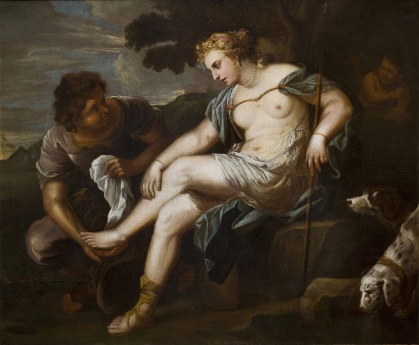 Betsabea al bagno by Luca Giordano